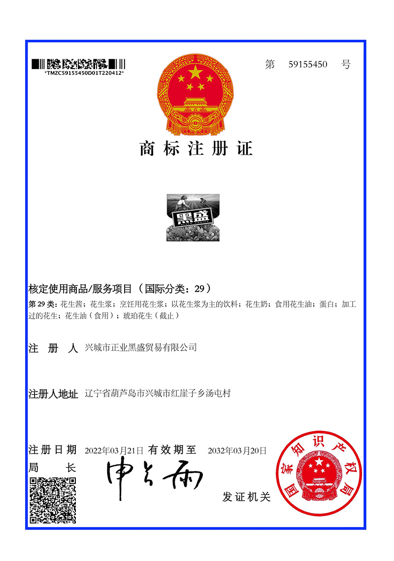 黑盛商标注册